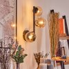 Chehalis Luminarias esféricas, Apliques Colores ámbar, 3 luces