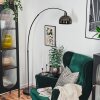 Baloca Lámpara de pie Cromo, Negro, 1 luz