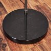 Baloca Lámpara de pie, Lámparas de pie tipo arco Níquel-mate, Negro, 1 luz