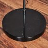 Baloca Lámpara de pie, Lámparas de pie tipo arco Cromo, Negro, 1 luz