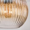 Koyoto Lámparas suspendidas, Luminarias esféricas, Lámparas colgantes Colores ámbar, Transparente, Ahumado, 3 luces