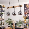 Ripoll Lámparas suspendidas, Luminarias esféricas, Lámparas colgantes Crudo, Negro, 3 luces