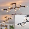 Gastor Plafones, Luminarias esféricas Transparente, 10 luces