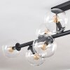 Gastor Plafones, Luminarias esféricas Transparente, 10 luces