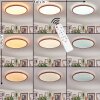 Nogueria Plafones, Panel LED Blanca, 1 luz, Mando a distancia
