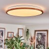 Nogueria Plafones, Panel LED Blanca, 1 luz, Mando a distancia