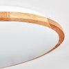 Nogueria Plafones, Panel LED Blanca, 1 luz, Mando a distancia