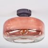 Boza Plafones Transparente, Color cobre, 1 luz