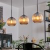 Koyoto Lámparas suspendidas, Luminarias esféricas, Lámparas colgantes Colores ámbar, 3 luces
