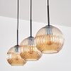 Koyoto Lámparas suspendidas, Luminarias esféricas, Lámparas colgantes Colores ámbar, 3 luces