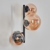 Chehalis Luminarias esféricas, Apliques Colores ámbar, 3 luces