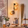 Chehalis Luminarias esféricas, Apliques Colores ámbar, 3 luces