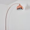Baloca Lámpara de pie Cobre, Negro, 1 luz