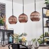 Koyoto Lámparas suspendidas, Luminarias esféricas, Lámparas colgantes Color cobre, 3 luces
