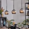 Ripoll Lámparas suspendidas, Luminarias esféricas, Lámparas colgantes Ahumado, 3 luces