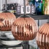 Ripoll Lámparas suspendidas, Luminarias esféricas, Lámparas colgantes Color cobre, 3 luces