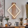 Cabanas Apliques LED Color madera, Negro, 1 luz