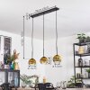 Koyoto Lámparas suspendidas, Luminarias esféricas, Lámparas colgantes dorado, Transparente, 3 luces