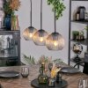 Koyoto Lámparas suspendidas, Luminarias esféricas, Lámparas colgantes Colores ámbar, Transparente, 3 luces