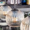 Koyoto Lámparas suspendidas, Luminarias esféricas, Lámparas colgantes Colores ámbar, Transparente, 3 luces