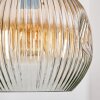 Koyoto Lámparas suspendidas, Luminarias esféricas, Lámparas colgantes, Lámpara colgante de clúster 30 cm Colores ámbar, Transparente, Ahumado, 3 luces