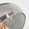 Nikkala Lámpara de pie Cromo, Blanca, 5 luces