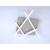 Leuchten Direkt LOLA-SIMON Lámpara de Techo LED Acero inoxidable, 2 luces, Mando a distancia, Cambia de color