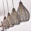 Villach Lámpara Colgante Negro, 4 luces