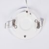 Finsrud Lámpara empotrable LED Blanca, 1 luz