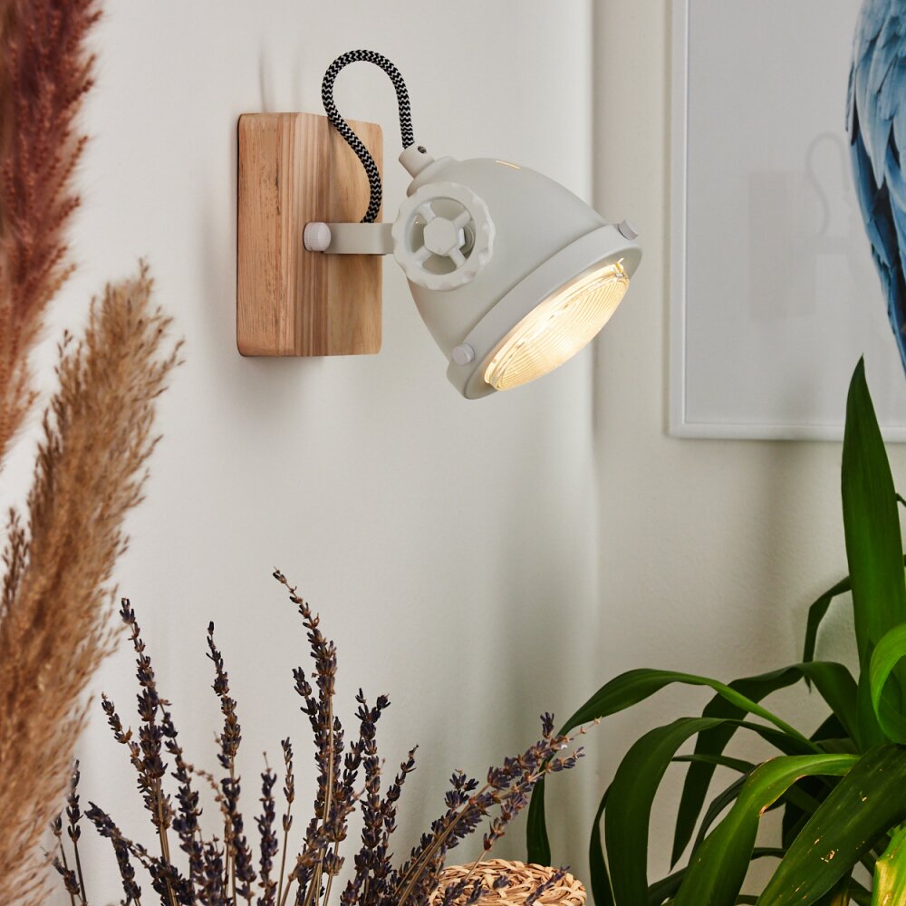 Herford Aplique Crudo, Blanca, 1 luz main product photo