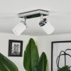 Cerejeiras Lámpara de Techo LED Cromo, 2 luces, Mando a distancia, Cambia de color