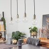 Quento Lámpara Colgante Negro-dorado, 4 luces