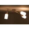 Reality Mars Foco de techo Acero inoxidable, Blanca, 3 luces