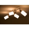 Reality Foco de techo Acero inoxidable, Blanca, 4 luces