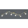 Trio LEVISTO Foco de techo LED Latón, 6 luces