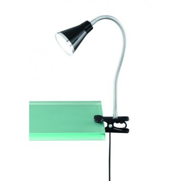 Reality ARRAS Lámpara con pinza LED Negro, 1 luz