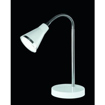 Reality ARRAS Lámpara de mesa LED Blanca, 1 luz