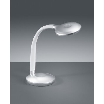 Reality COBRA Lámpara de mesa LED Titanio, 1 luz