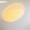 Trio NAGANO Lámpara de techo LED Blanca, 1 luz, Mando a distancia, Cambia de color