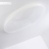 Trio NAGANO Lámpara de techo LED Blanca, 1 luz, Mando a distancia, Cambia de color