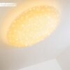 Trio NAGANO Lámpara de techo LED Blanca, 1 luz, Mando a distancia, Cambia de color