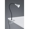 Reality VIPER Lámpara con pinza LED Titanio, 1 luz