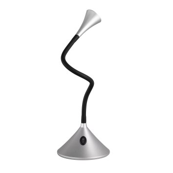 Reality Viper Lámpara de Mesa LED Plata, 1 luz