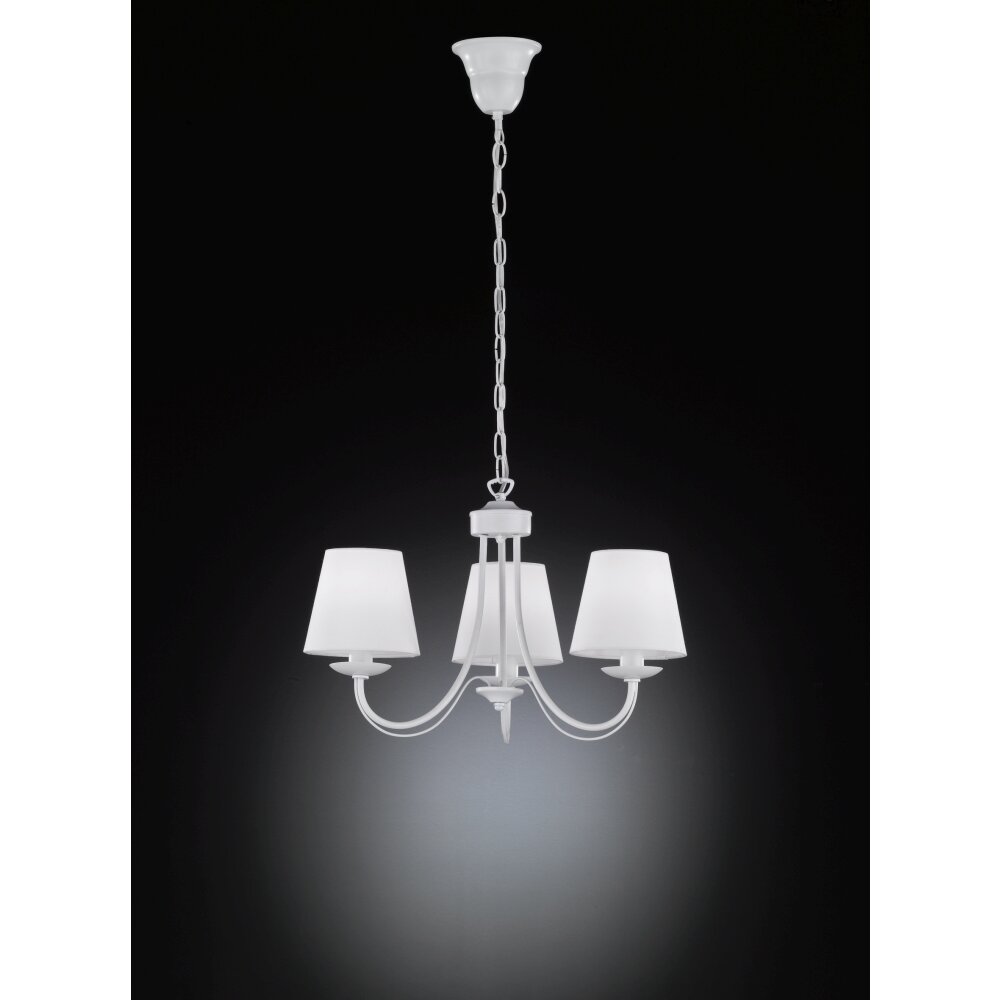 Lámparas Trio Cortez Corona Blanca, 3 luces main product photo