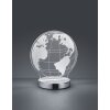 Reality Globe Lámpara de Mesa LED Cromo, 1 luz