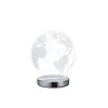 Reality Globe Lámpara de Mesa LED Cromo, 1 luz