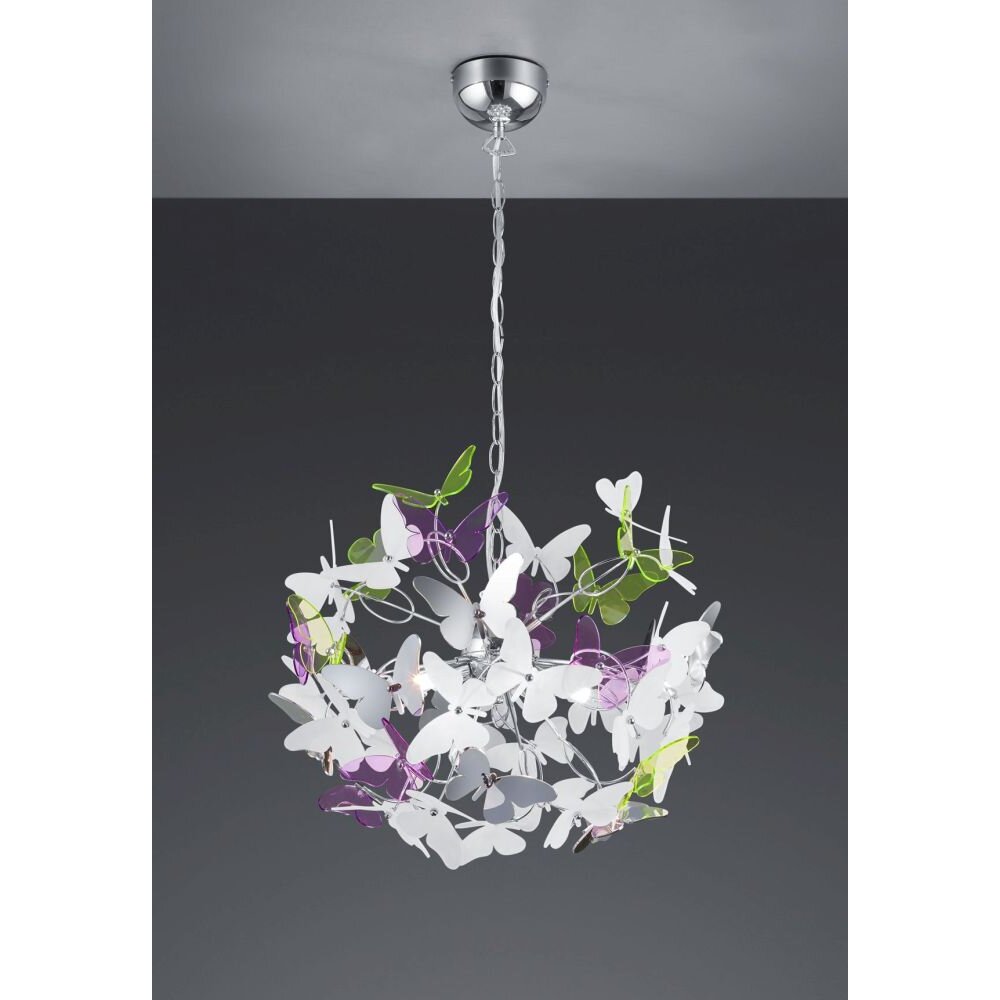 Reality BUTTERFLY Lámpara Colgante Cromo, 4 luces main product photo