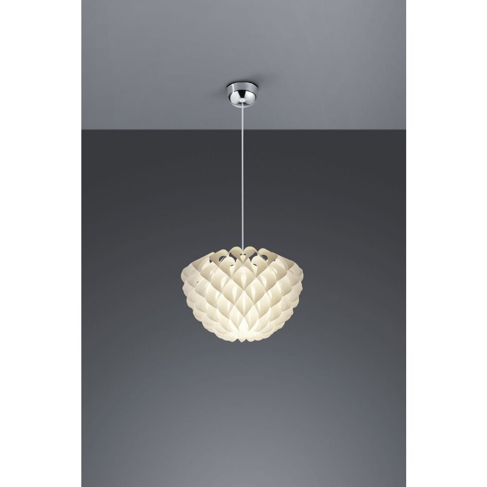 Reality TILIA Lámpara Colgante Blanca, 1 luz main product photo