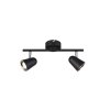 Proyector Reality TOULOUSE LED Negro, 2 luces