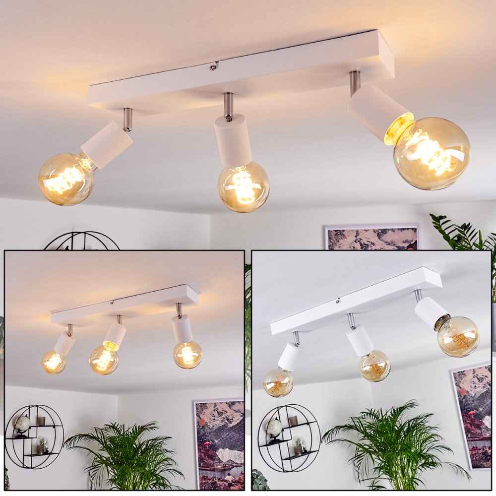 Tulla Lámpara de Techo Blanca, 3 luces main product photo